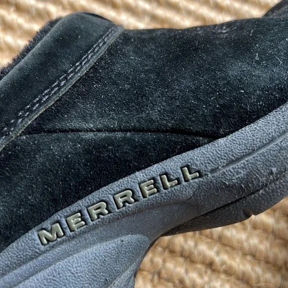 Merrell suede clogs SZ 37 air cushion sole - Picture 4 of 4